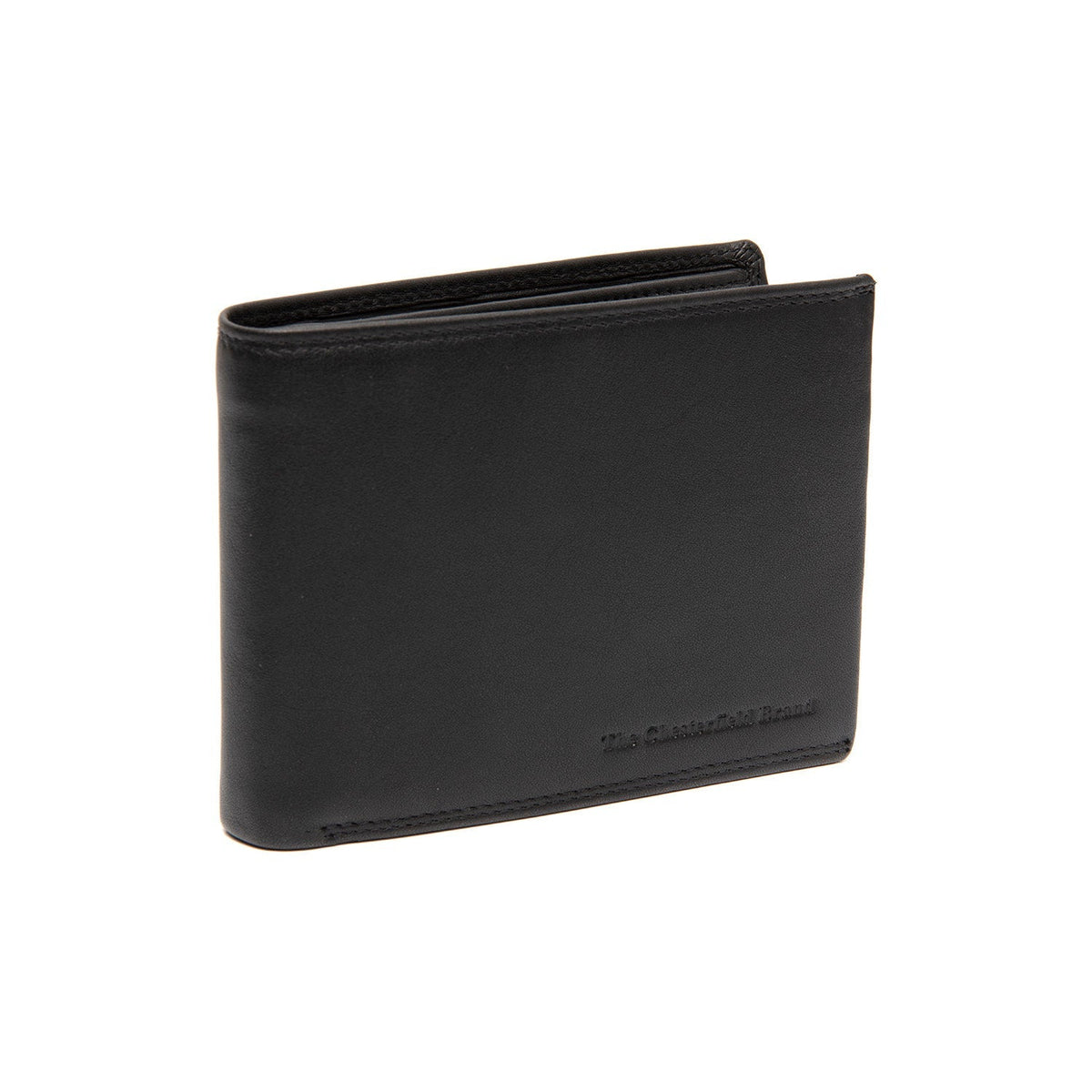 Hendrick Full-Grain Leather Wallet för Herr in Classic 100% Full-Grain Leather - Full Exterior Front Profile View | Buy Online