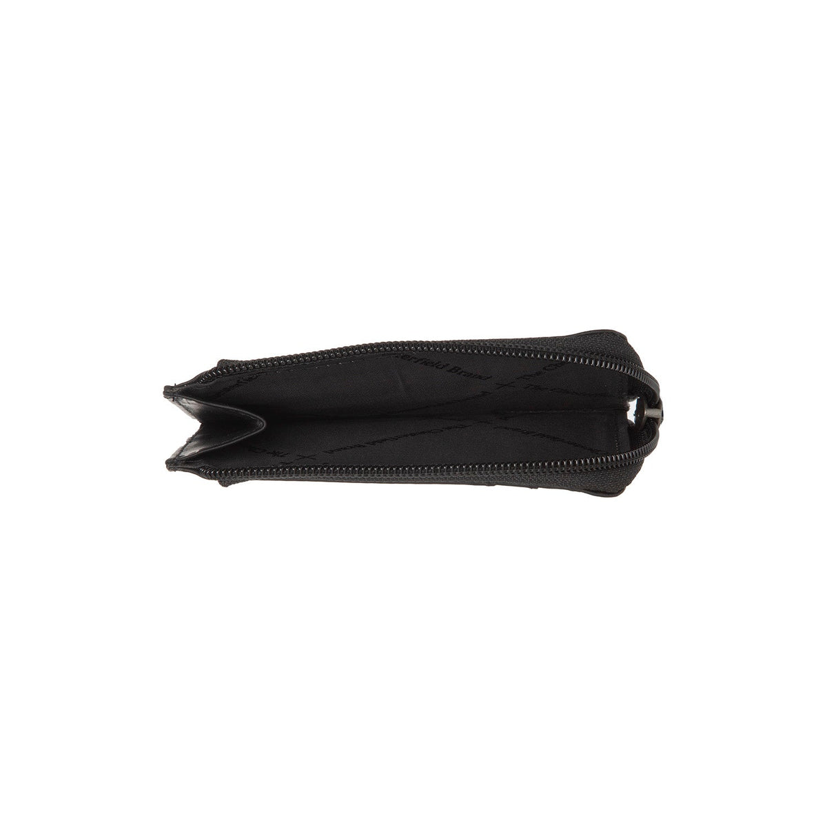 Livenza Full-Grain Leather Wallet för Dam - Structured Side Profile Showing Gusset Depth &amp; Expansion Capacity