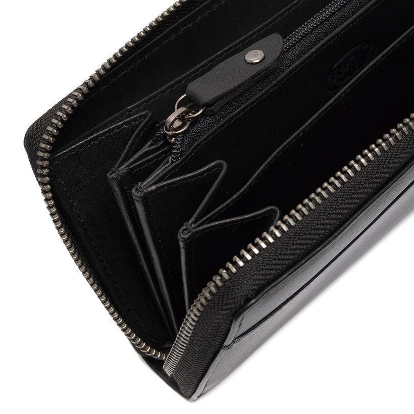 Livorno Full-Grain Leather Wallet för Dam