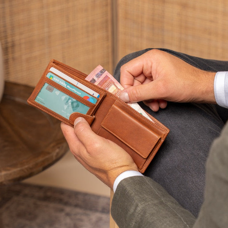 Marvin Full-Grain Leather Wallet för Herr – alternate product view 3