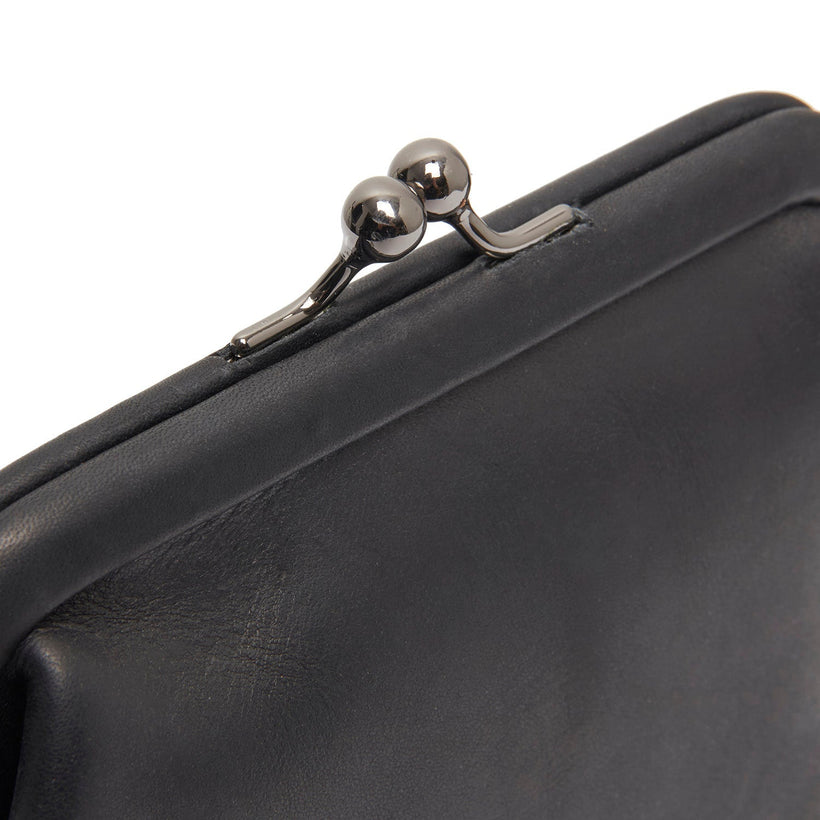 Nera Full-Grain Leather Wallet för Dam