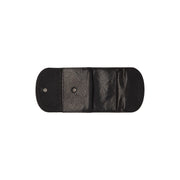 Solid Antique Brass Hardware &amp; Heavy-Duty Dual Zipper Detail on Newton Full-Grain Leather Wallet för Dam