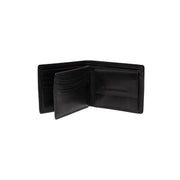 Positano Full-Grain Leather Wallet för Herr - Structured Side Profile Showing Gusset Depth &amp; Expansion Capacity