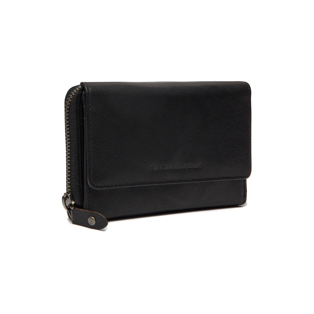 Rhodos Full-Grain Leather Wallet för Dam in Classic 100% Full-Grain Leather - Full Exterior Front Profile View | Buy Online