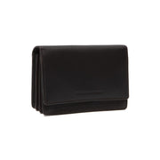 Salzburg Full-Grain Leather Wallet för Dam in Classic 100% Full-Grain Leather - Full Exterior Front Profile View | Buy Online