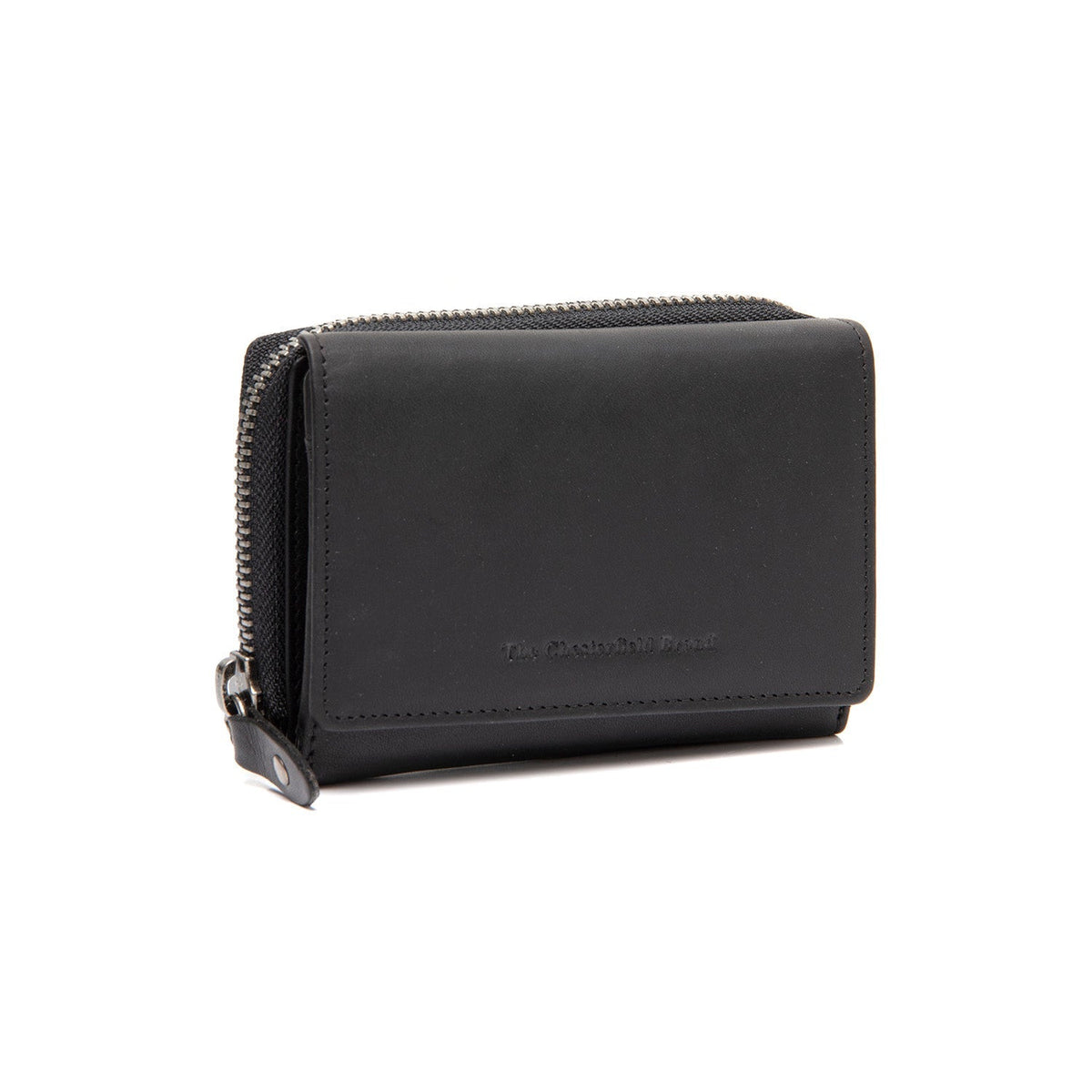 Sorraia Full-Grain Leather Wallet för Dam in Classic 100% Full-Grain Leather - Full Exterior Front Profile View | Buy Online