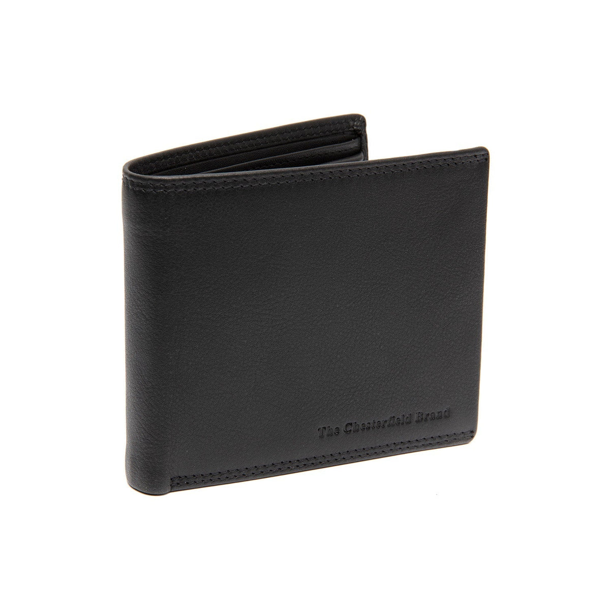 Stephens Full-Grain Leather Wallet för Herr in Classic 100% Full-Grain Leather - Full Exterior Front Profile View | Buy Online