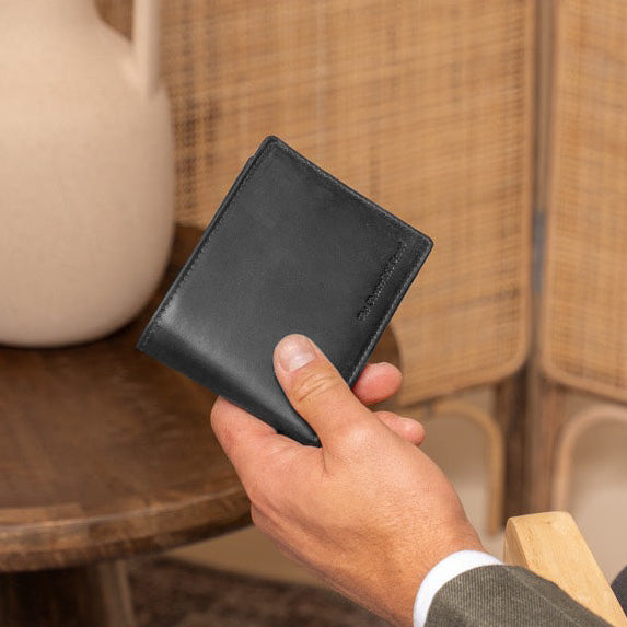 Walid Full-Grain Leather Wallet för Herr