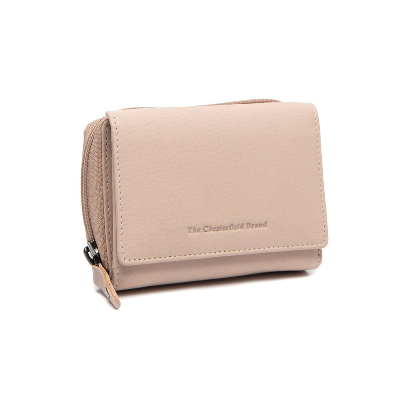 Zelan Full-Grain Leather Wallet för Dam