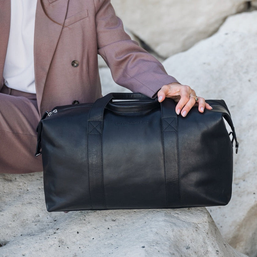 Conor Full-Grain Leather Weekender Bag för Dam