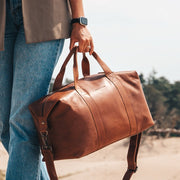 Conor Full-Grain Leather Weekender Bag för Dam – alternate product view 2