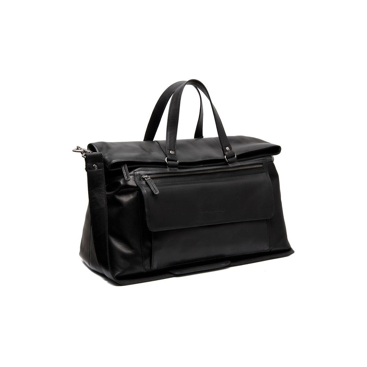 Lazio Full-Grain Leather Weekender Bag för Dam in Classic 100% Full-Grain Leather - Full Exterior Front Profile View | Buy Online