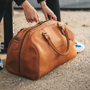 Liam Full-Grain Leather Weekender Bag för Dam – alternate product view 3
