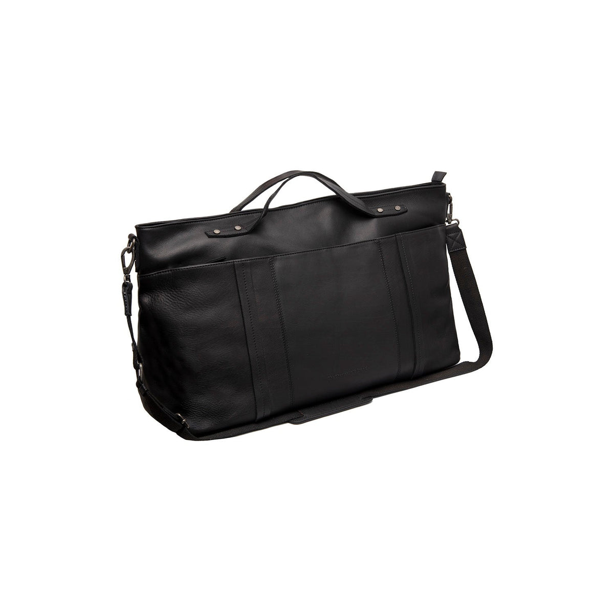 Mark Full-Grain Leather Weekender Bag för Dam in Classic 100% Full-Grain Leather - Full Exterior Front Profile View | Buy Online