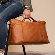 Mark Full-Grain Leather Weekender Bag för Dam – alternate product view 2