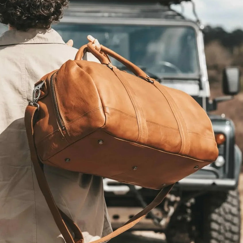 Melbourne Full-Grain Leather Weekender Bag för Dam – alternate product view 2