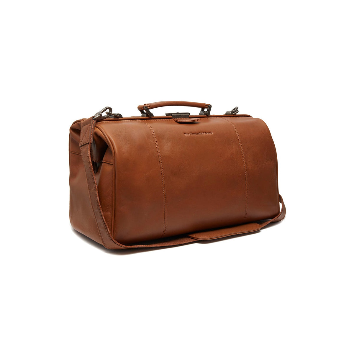 Texel Full-Grain Leather Weekender Bag för Dam in Classic 100% Full-Grain Leather - Full Exterior Front Profile View | Buy Online