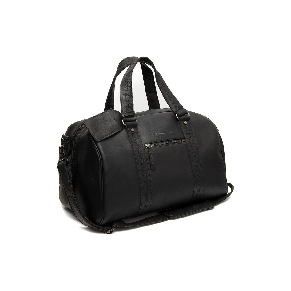 Volenza Full-Grain Leather Weekender Bag för Dam in Classic 100% Full-Grain Leather - Full Exterior Front Profile View | Buy Online