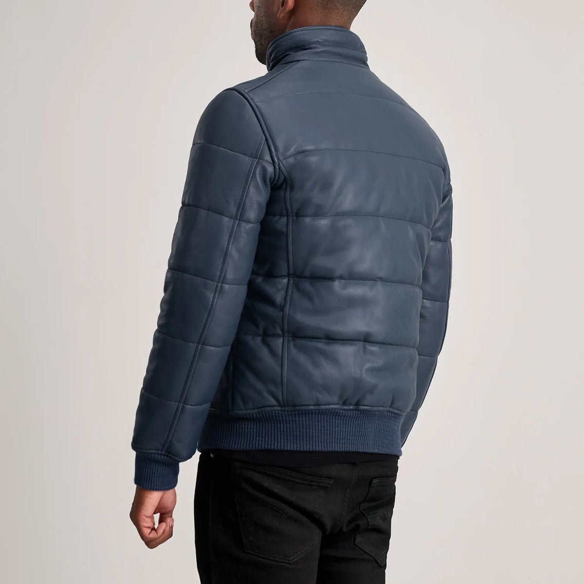 Lucas Bomberjacka i Läder för Herr – alternate product view 5