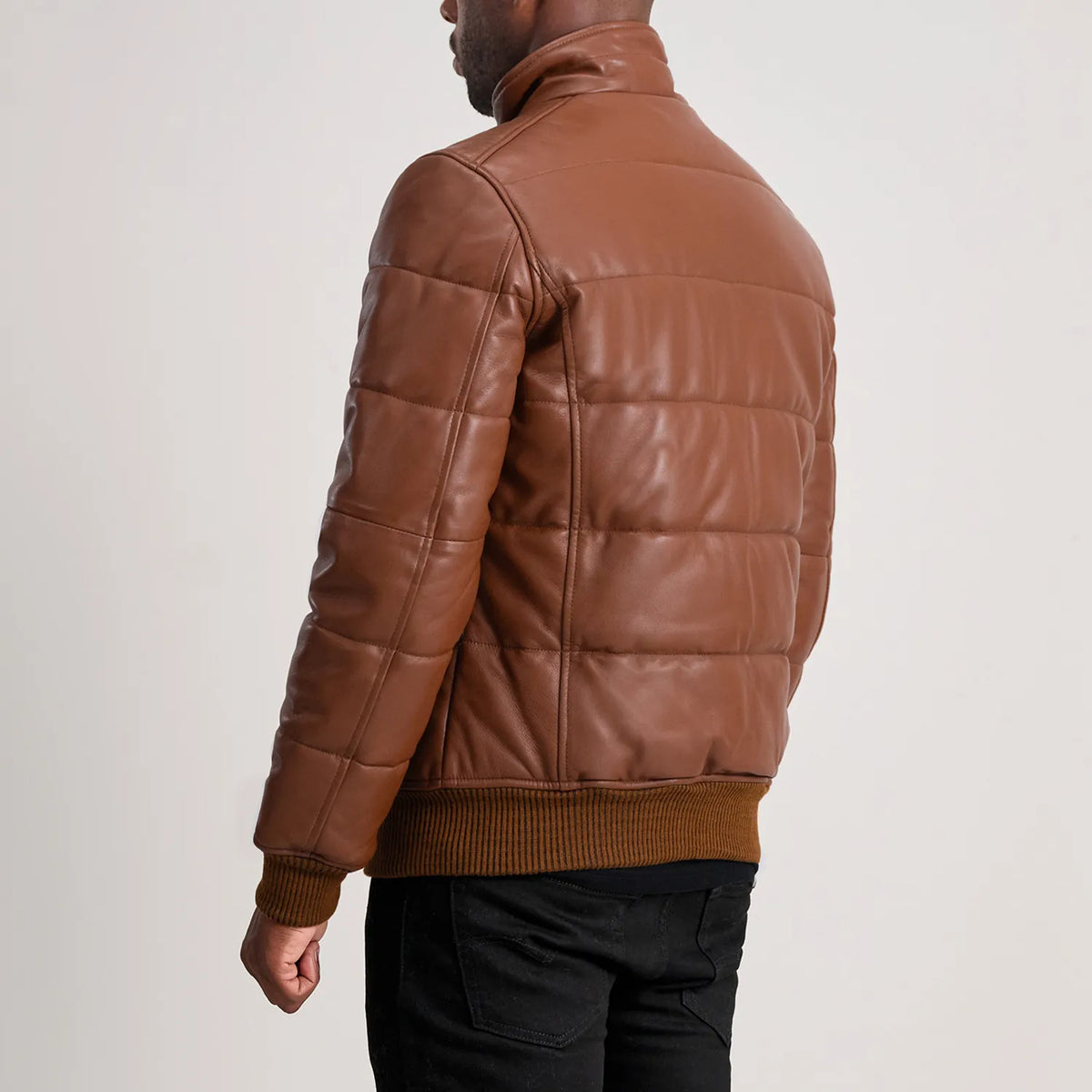 Lucas Bomberjacka i Läder för Herr – alternate product view 5