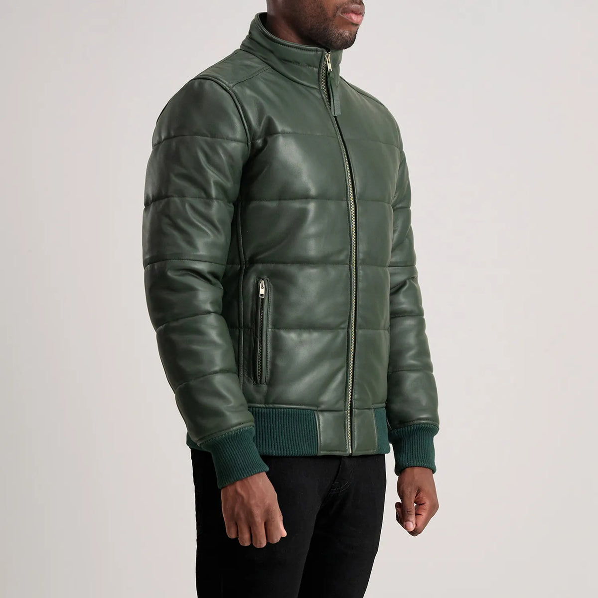Lucas Bomberjacka i Läder för Herr – alternate product view 2