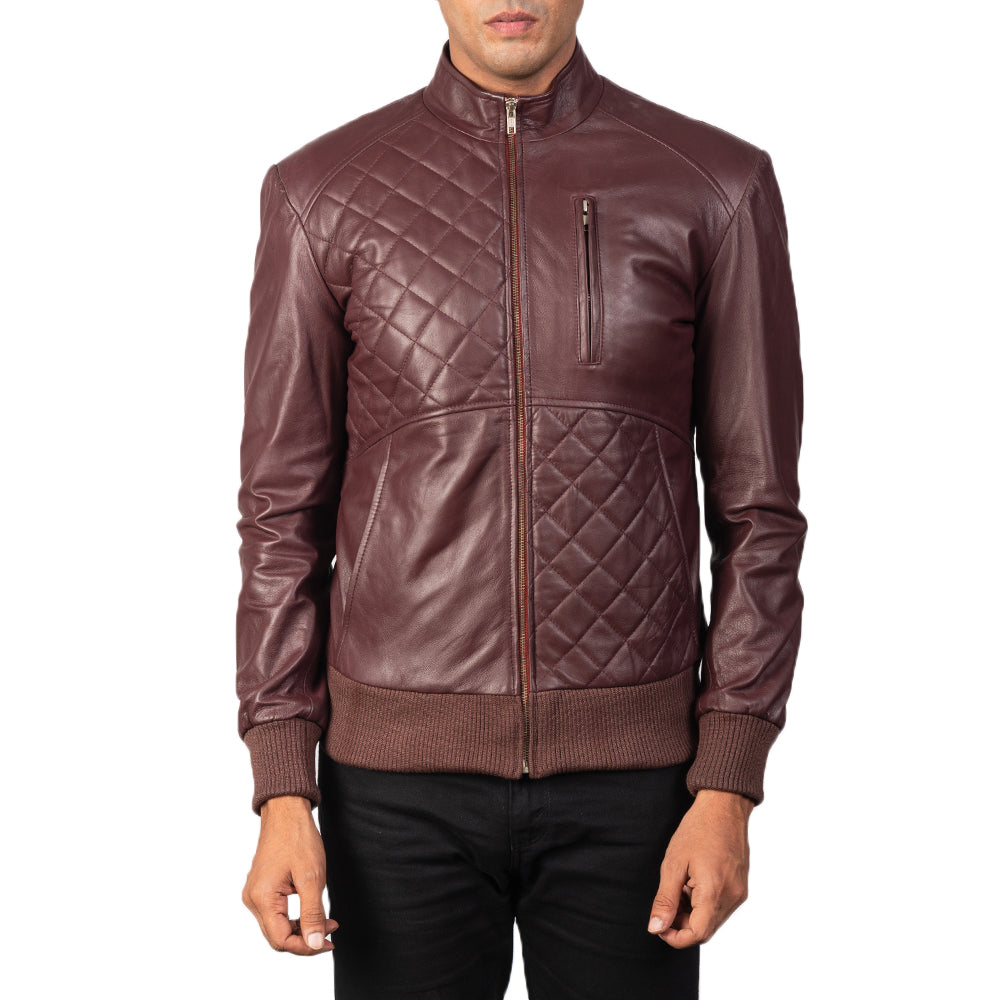 Moda Bomberjacka i Läder för Herr – alternate product view 3