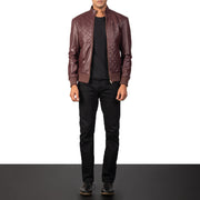 Moda Bomberjacka i Läder för Herr – alternate product view 4
