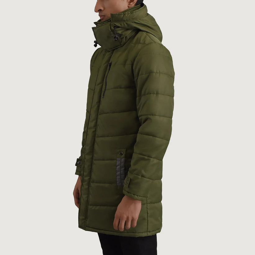 Moore Grön Hooded Parka för Herr