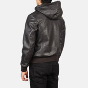 Nintenzo Bomberjacka i Läder för Herr – alternate product view 5