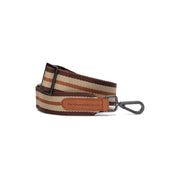 Beige Shoulder Strap för Dam in Classic 100% Full-Grain Leather - Front Profile View &amp; Tailored Silhouette | Buy Online