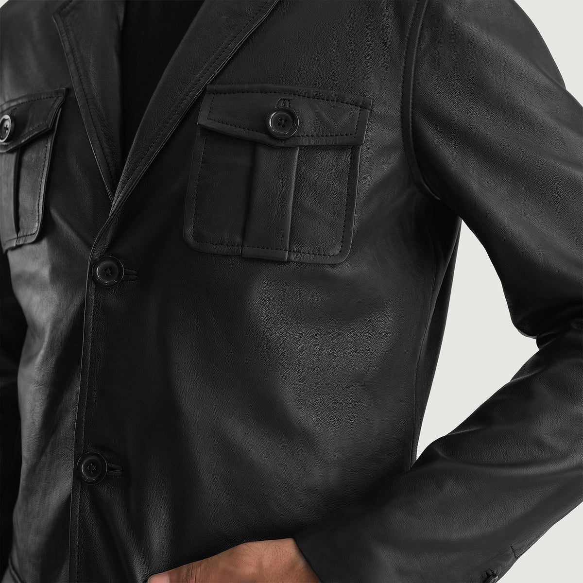 
Insida Showing Quilted Polyester Lining & Två funktionella innerfickor