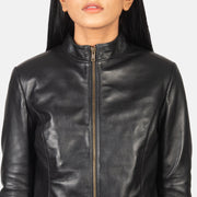 Rumella Bikerjacka i Läder för Dam – alternate product view 6