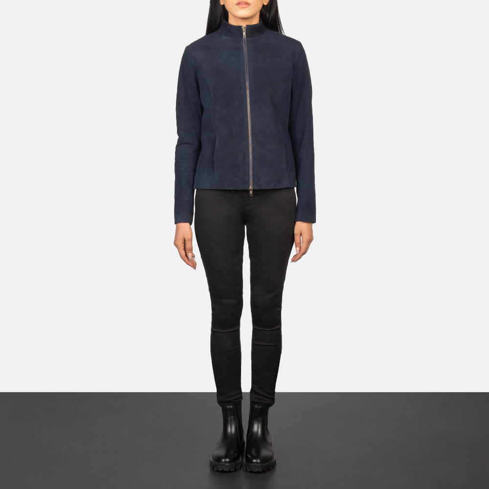 Rumella Bikerjacka i Läder för Dam – alternate product view 3