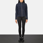 Rumella Bikerjacka i Läder för Dam – alternate product view 3