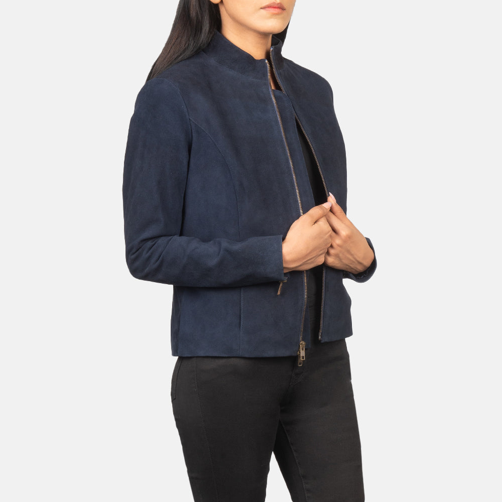 Rumella Bikerjacka i Läder för Dam – alternate product view 6