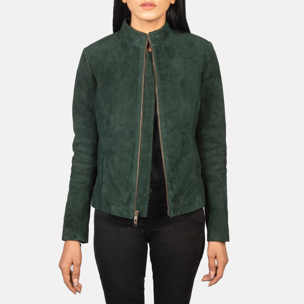 Rumella Bikerjacka i Läder för Dam – alternate product view 1