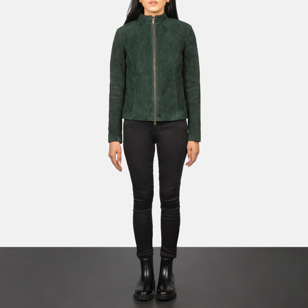 Rumella Bikerjacka i Läder för Dam – alternate product view 3
