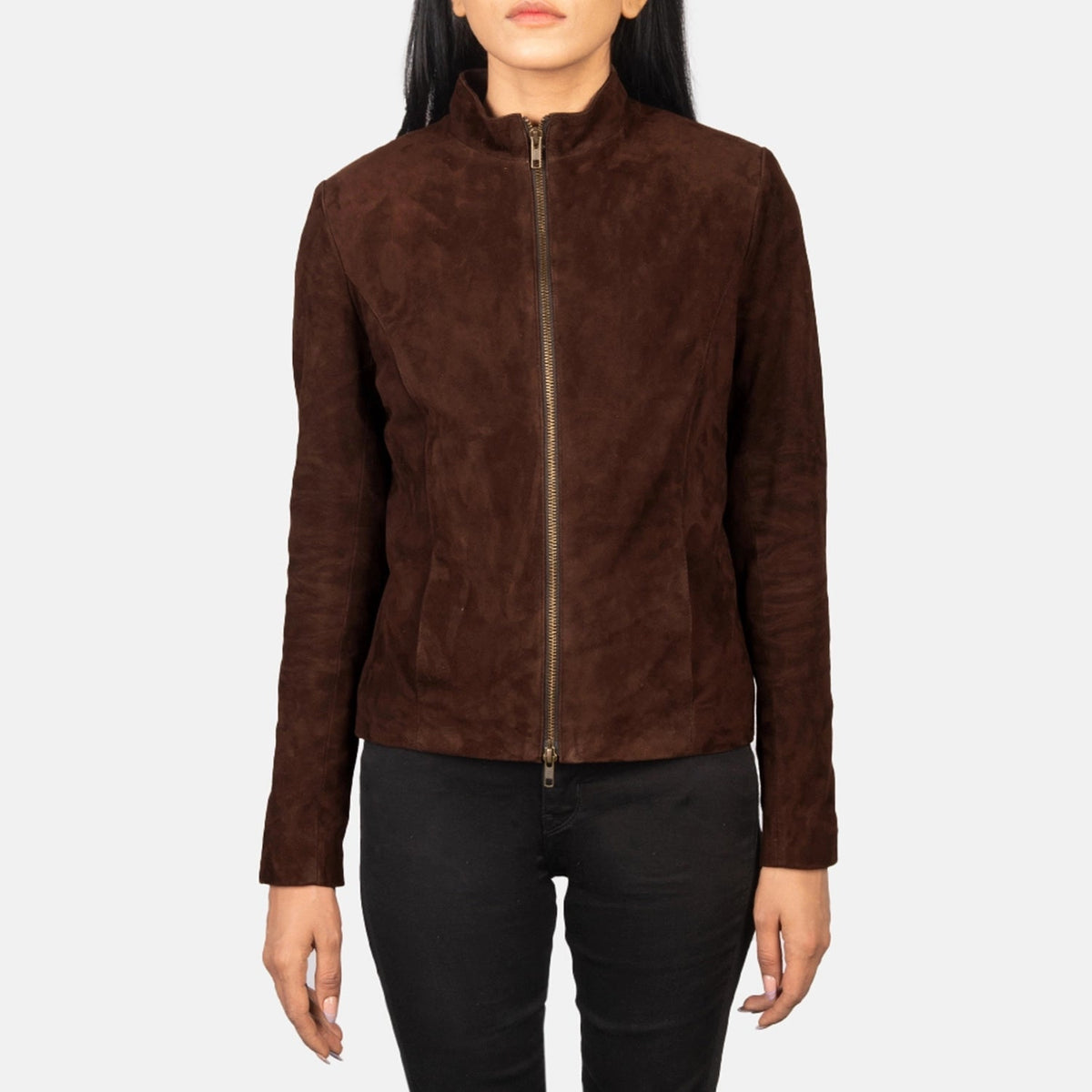 Rumella Bikerjacka i Läder för Dam – alternate product view 4