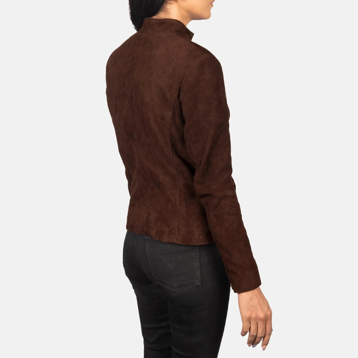 Rumella Bikerjacka i Läder för Dam – alternate product view 5