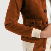 
Sasha A1 Bomberjacka i Läder för Dam – alternate product view 6