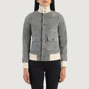 
Sasha A1 Bomberjacka i Läder för Dam – alternate product view 4