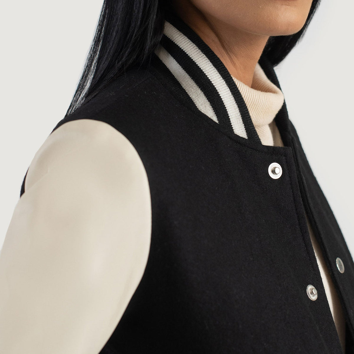 Savant Varsity Läderjacka för Dam – alternate product view 6