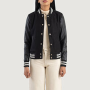 Savant Varsity Läderjacka för Dam – alternate product view 1