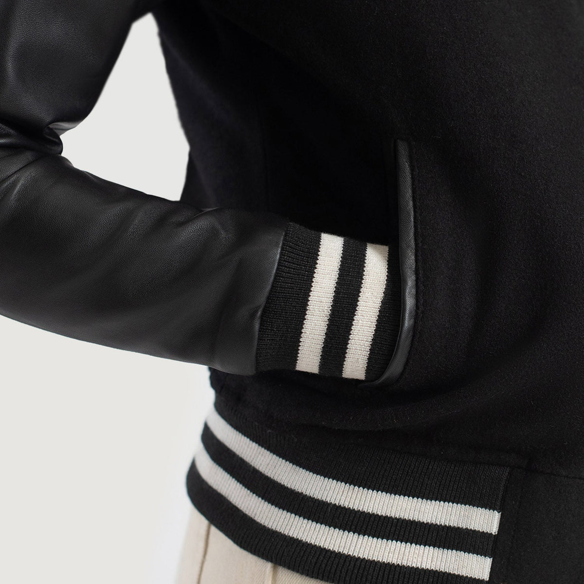 Savant Varsity Läderjacka för Dam – alternate product view 6