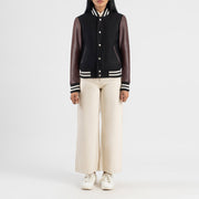 Savant Varsity Läderjacka för Dam – alternate product view 3