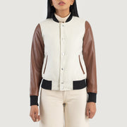 Savant Varsity Läderjacka för Dam – alternate product view 4