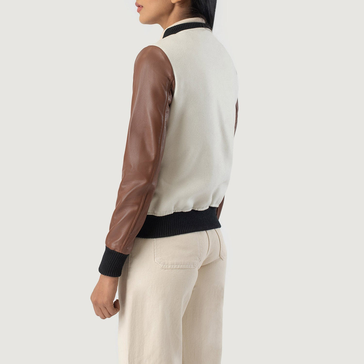 Savant Varsity Läderjacka för Dam – alternate product view 5