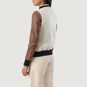 Savant Varsity Läderjacka för Dam – alternate product view 5