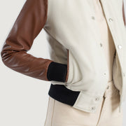 Savant Varsity Läderjacka för Dam – alternate product view 6