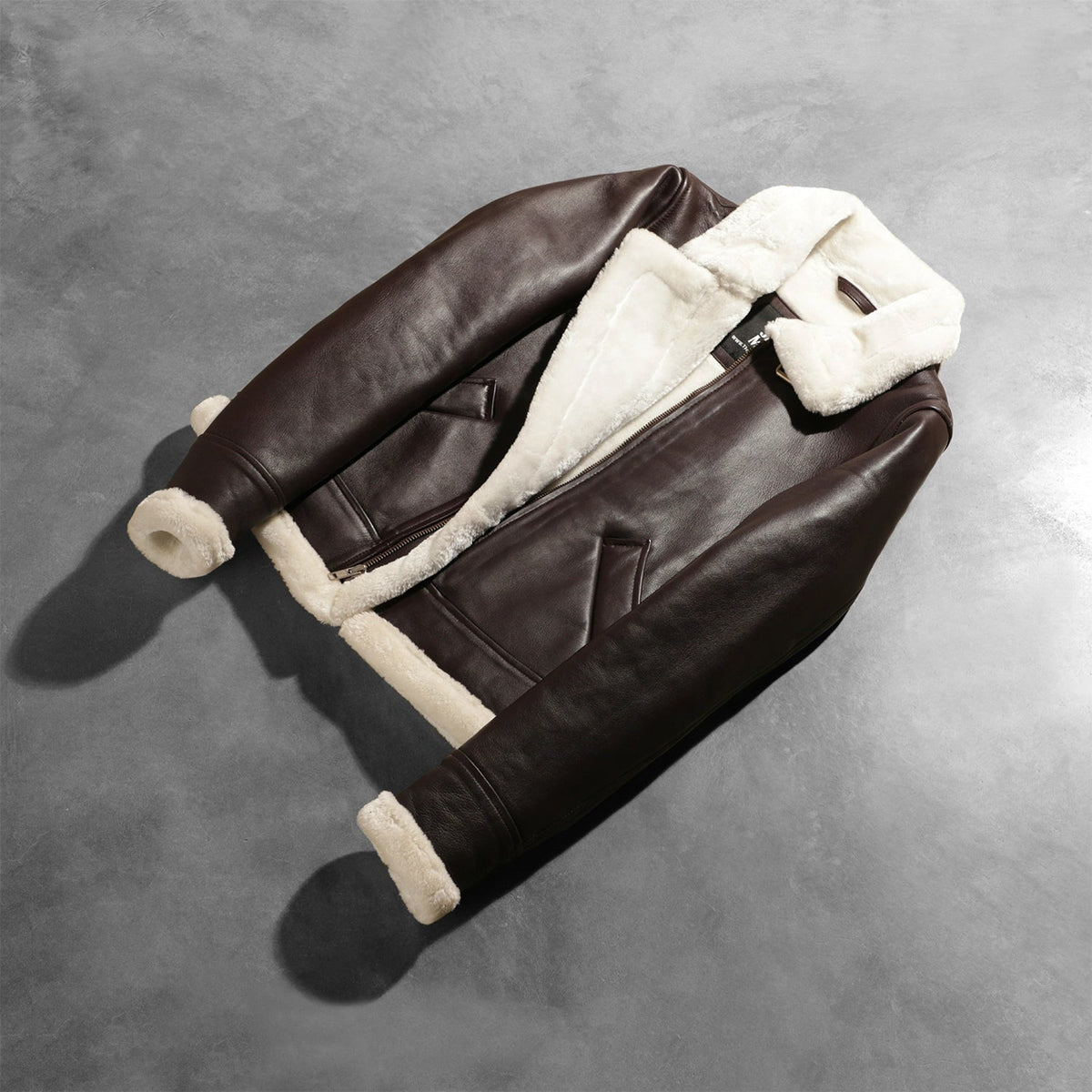 
Sherilyn B-3 Svart Bomberjacka i Läder för Dam – alternate product view 8
